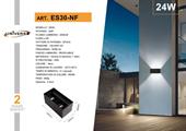 Apllique da Muro Doppia Emissione LED 24W Luce Fredda 6500K