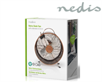Ventilatore da Tavolo Retrò 20W Rame ø25cm