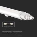 Plafoniera LED Impermeabile 18W Collegabile 60cm 4000K IP65