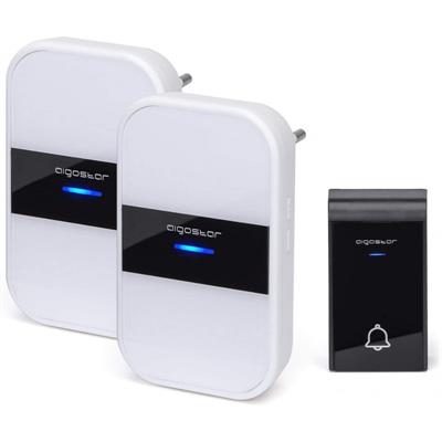 Campanello Senza Fili Wireless Trasmettitore e 2 Ricevitori IP44