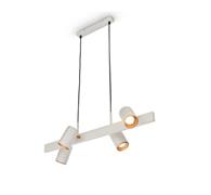 Lampadario con 4 Attacchi GU10 Orientabili