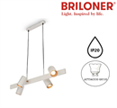 Lampadario con 4 Attacchi GU10 Orientabili