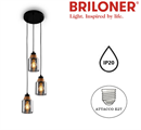 Lampadario con Portalampada E27 a Sospensione