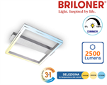 Plafoniera da Soffitto LED 26W Dimmerabile Tonalità Luce 3in1