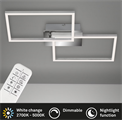 Plafoniera da Soffitto LED 30W Tonalità Luce 3in1 Dimmerabile