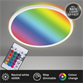 Plafoniera Slim 22W RGB+Luce Naturale 4000K