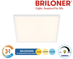 Plafoniera Slim 22W Tonalità Luce 3in1