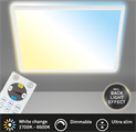 Plafoniera Slim 22W Tonalità Luce 3in1