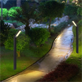 Lampada Solare LED 1,7W da Giardino con Picchetto e Supporto
