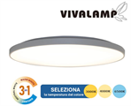 Plafoniera a Soffitto LED 48W Tonalità Luce 3in1