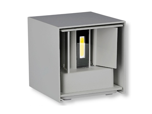 Applique a Muro da Esterno Doppia Emissione LED 12W Luce 3in1