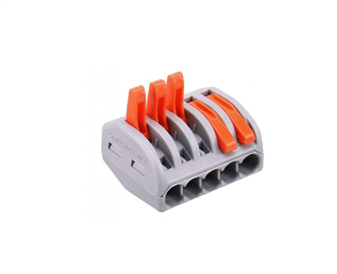 Connettore Universale 5 Poli a 3 Via Confezione da 6pz