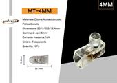 Morsetto a Cappuccio Unipolare per Cavi 4mm Confezione da 10pz