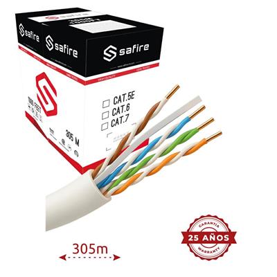 Bobina cavo CAT6 CCA 305mt Safire