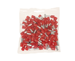 Tubetto Terminale Isolato per Cavi da 10mm Confezione 100pz