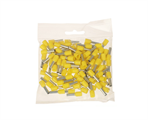 Tubetto Terminale Isolato per Cavi da 1,5mm Confezione 100pz