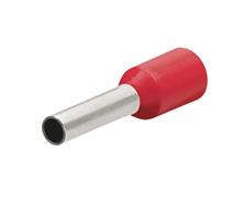 Tubetto Terminale Isolato per Cavi da 2.5mm Confezione 100pz