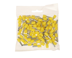 Tubetto Terminale Isolato per Cavi da 4mm Confezione 100pz