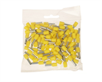 Tubetto Terminale Isolato per Cavi da 6mm Confezione 100pz