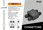 Connettore Impermeabile 4 Terminali IP68