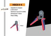 Pinza Crimpatrice Tubetti Terminali da 0,25 a 6mm Cavi 23-10 AWG