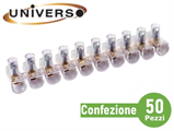 Morsetto a Cappuccio Unipolare per Cavi 10mm Confezione da 50pz