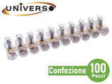 Morsetto a Cappuccio Unipolare per Cavi 6mm Confezione da 100pz