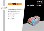 Morsettiera Connessione Rapida 2 Ingressi 4 Uscite Confez. 50pz