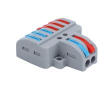 Morsettiera Connessione Rapida 2 Ingressi 6 Uscite Confez. 30pz