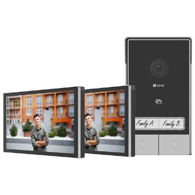 Videocitofono Ezviz Bifamiliare 2 monitor + post. este. 2 tasti