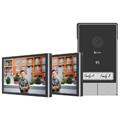 Videocitofono Ezviz Bifamiliare 2 monitor + post. este. 2 tasti