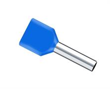 Capicorda Terminale Isolato per 2 Cavi da 2.5mm Confezione 100pz