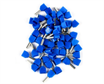 Capicorda Terminale Isolato per 2 Cavi da 2.5mm Confezione 100pz