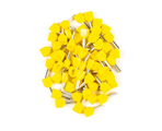 Capicorda Terminale Isolato per 2 Cavi da 2.5mm Confezione 100pz