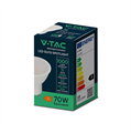 Faretto LED GU10 10W 110° Copertura Satinata Luce Calda 3000K