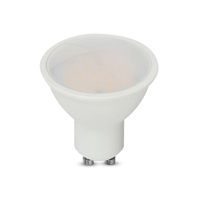 Faretto LED GU10 10W 110° Copertura Satinata Luce Fredda 6500K