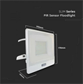 Faro LED Chip Samsung 50W con Sensore PIR Luce Fredda 6500K