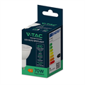 Faretto LED GU10 7,5W 110°Copertura Trasparente Luce Calda 3000K