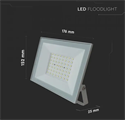 Faro LED SMD 50W Slim con Driver Integrato Luce Naturale IP65