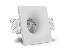 Portafaretto LED Gesso Verniciabile da Incasso Attacco GU10
