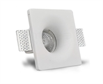 Portafaretto LED Gesso Verniciabile da Incasso Attacco GU10