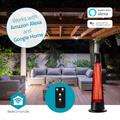 Termoventilatore Ceramico Effetto Fiamma Realistico 1500W