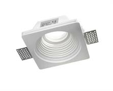 Portafaretto LED Gesso Verniciabile da Incasso Attacco GU10