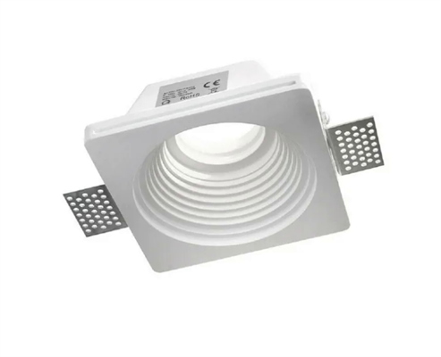 Portafaretto LED Gesso Verniciabile da Incasso Attacco GU10