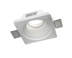 Portafaretto LED Gesso Verniciabile da Incasso Attacco GU10