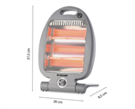 Stufa Elettrica al Quarzo 800W