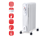 Radiatore Elettrico ad Olio 9 elementi 2000W