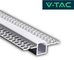 Profilo Lineare da Incasso Cartongesso Strip LED fino a 12.5mm