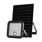 Faro Solare LED 10W con Sensore PIR Luce 2in1 CCT IP65