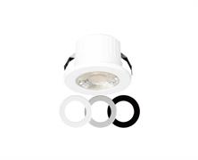 Mini LED Spot 3W Luce 3in1 CCT ø35mm con Cover Grigia e Nera